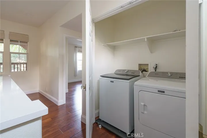 Laundry-washer and dryer included.