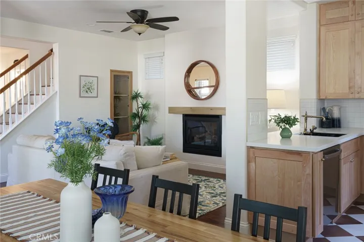 Another perspective of the dining area.