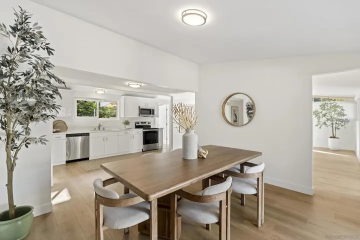 Generous size dining room