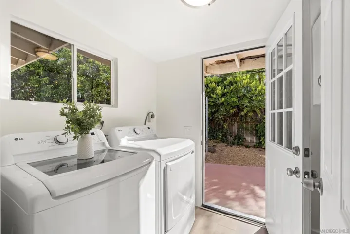 Laundry Room with new washer/dryer