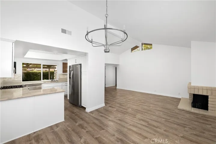 Open concept living.
