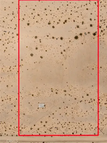 High-resolution parcel boundary map detailing the clean, rectangular lot lines of the acreage.