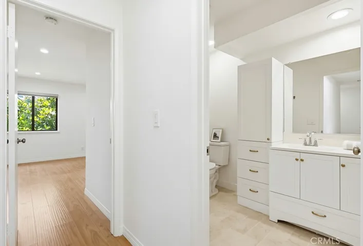 Hallway bathroom