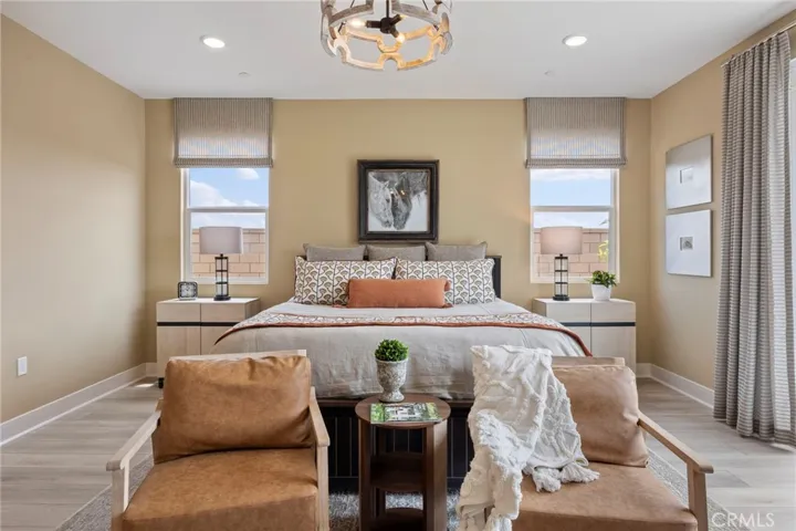 Primary Bed from Model Home