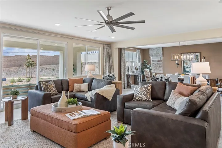 Great Room to Dining from Model Home