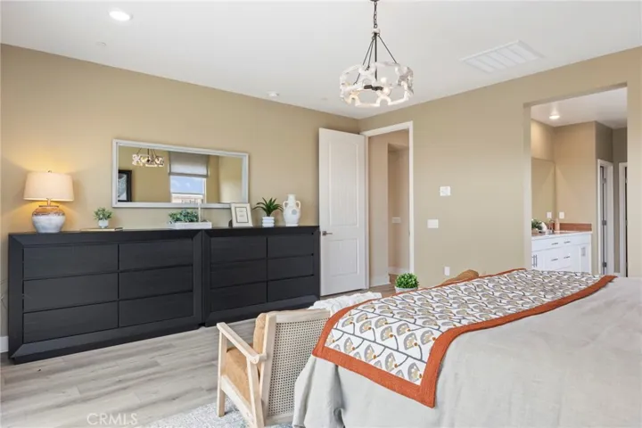 Primary Bed from Model Home