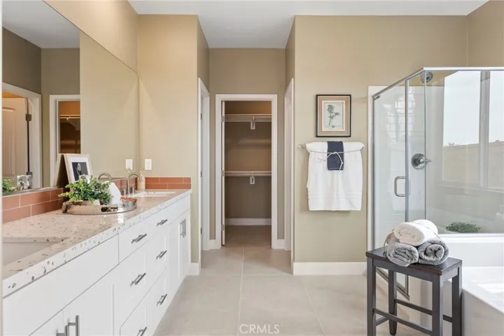 Primary Bath from Model Home