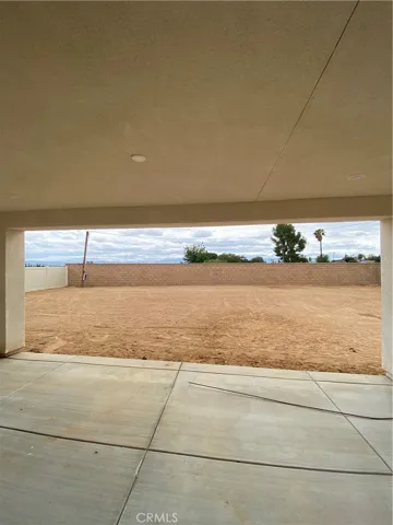 Rear Patio and view