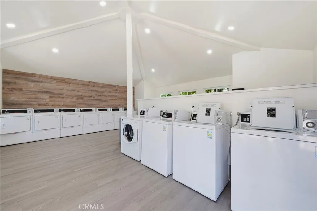 HOA will allow you to add laundry in the home.  This is a community laundry in the complex.