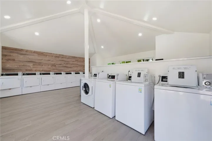 HOA will allow you to add laundry in the home.  This is a community laundry in the complex.