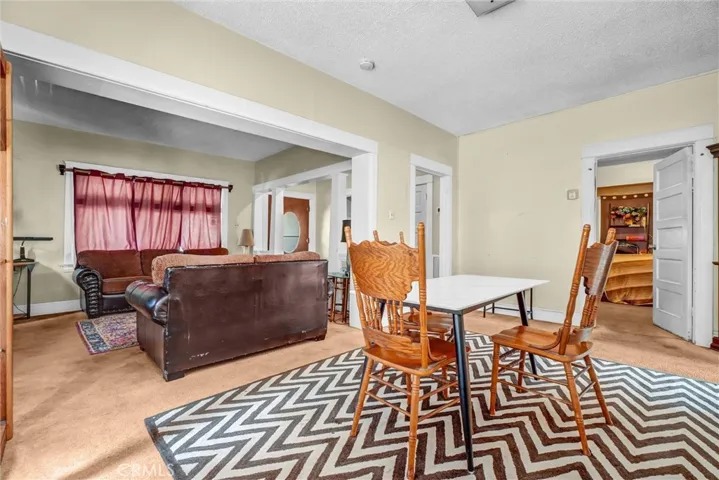 Front unit-living room and dining area