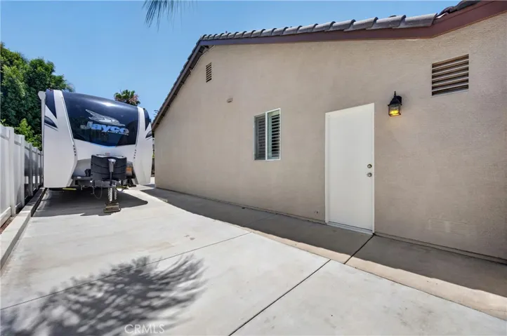 80 Ft RV Parking pad behind gates