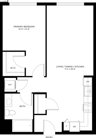 View of floor plan / room layout