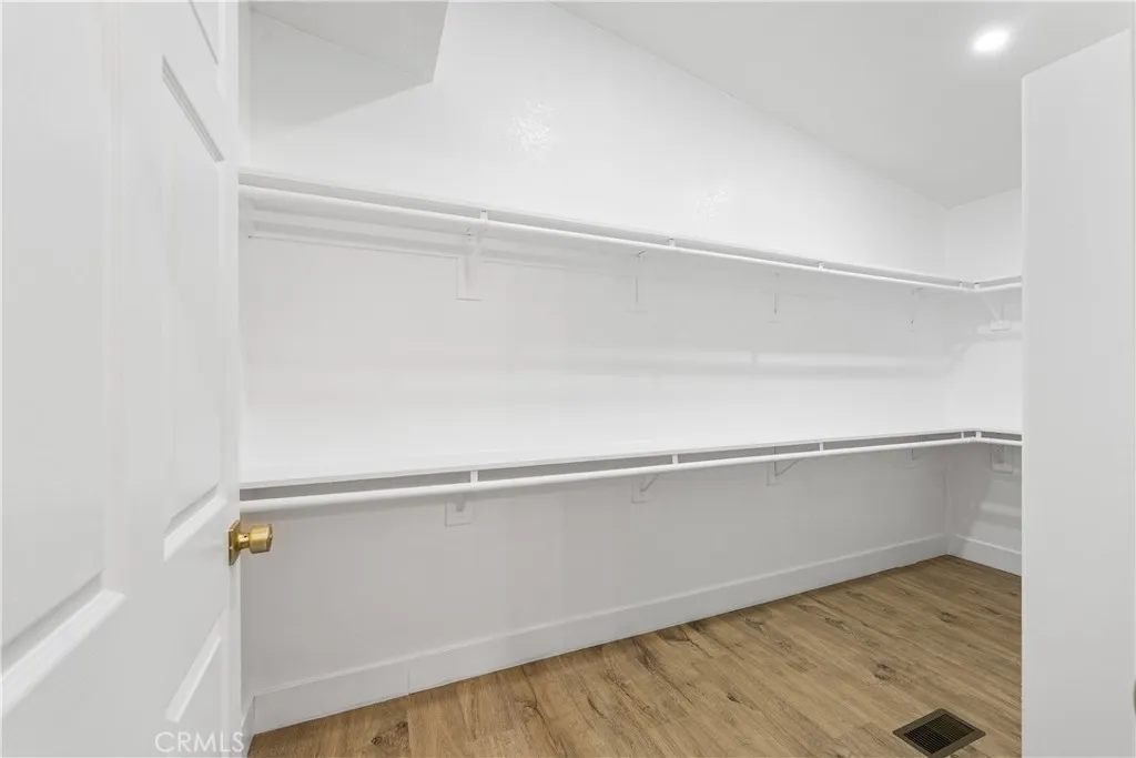 Master walk-in closet