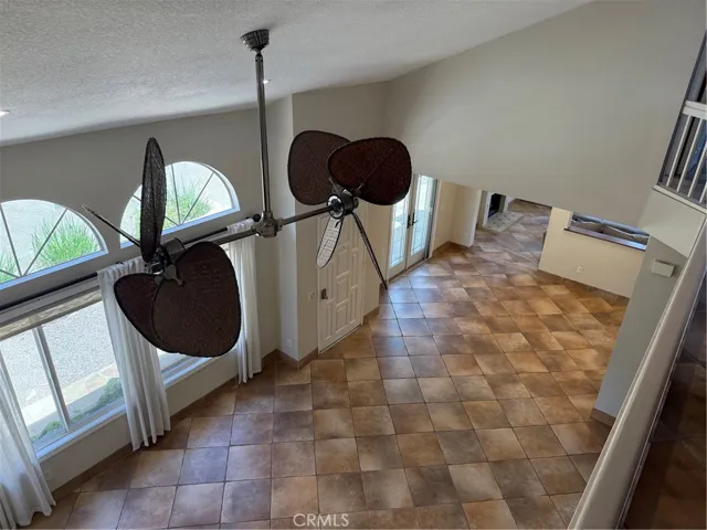 view from landing to living