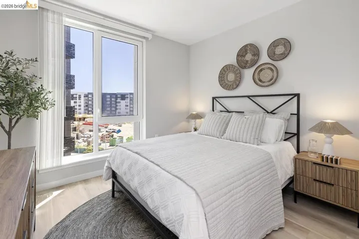 Expansive window offering abundant natural light