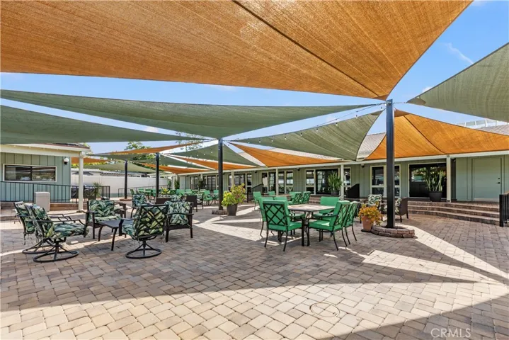Outdoor dining and BBQ area