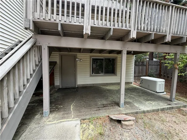 Entry to Storage/Workshop area.
