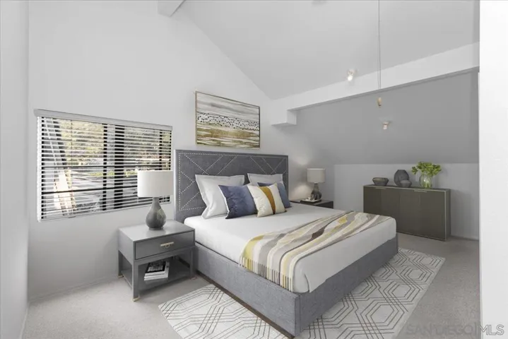 Upstairs loft - doubles as 3rd bedroom with own full bathroom. Virtually staged