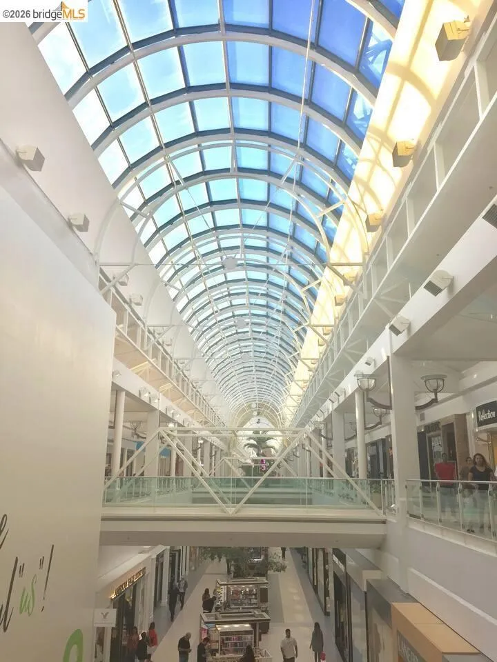 Vaulted glass ceiling providing natural illumination