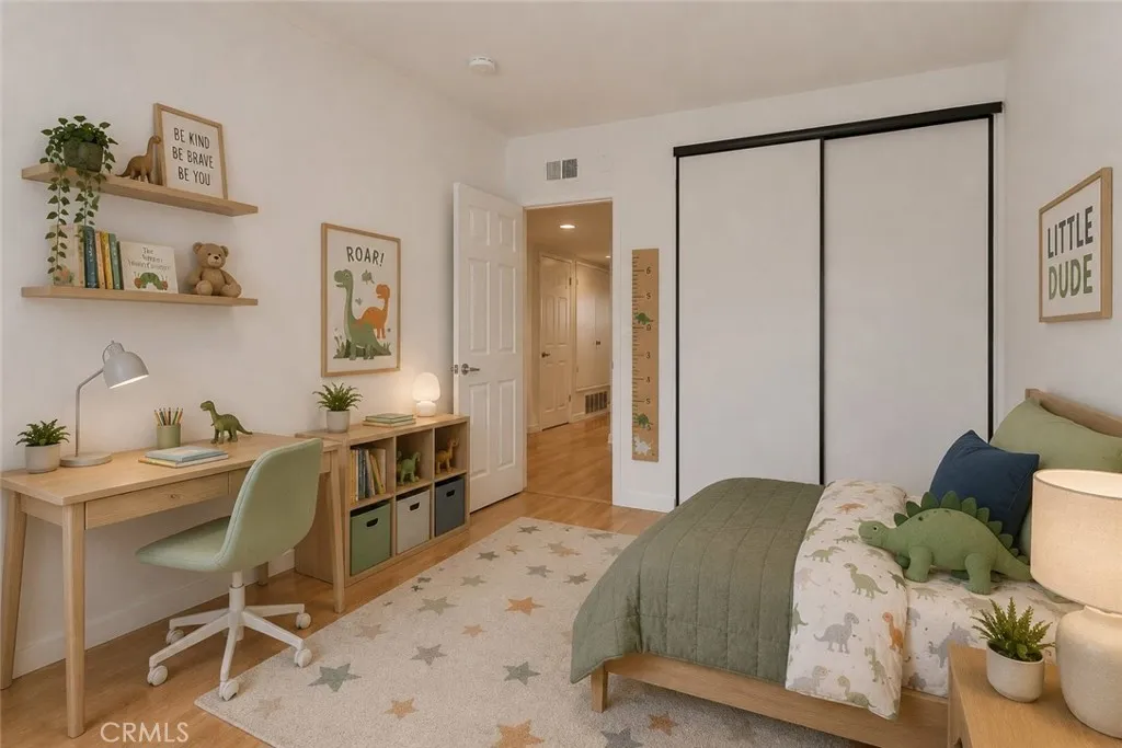 Digitally enhanced Image Virtually Staged Bedroom 3