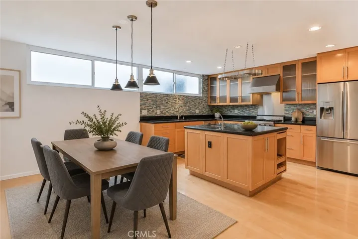 Digitally Enhanced Image Virtually Staged Dining Area