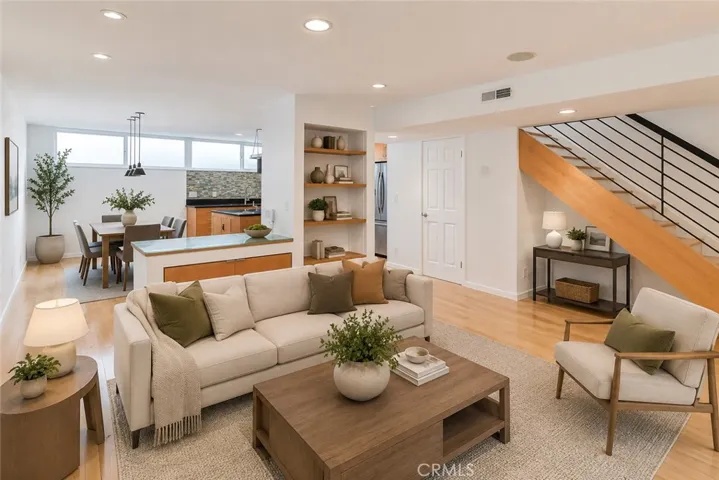 Digitally Enhanced image Living Area Virtally Staged