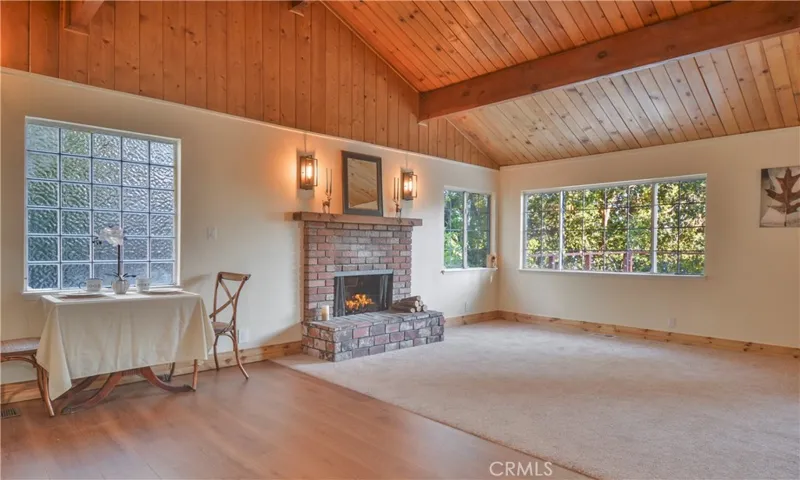 Family room and eating area