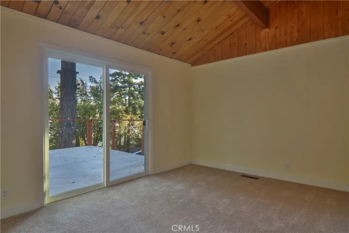 Bedroom 2 with slider to deck