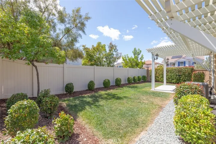 Another Photo of the meticulously well maintained Backyard.