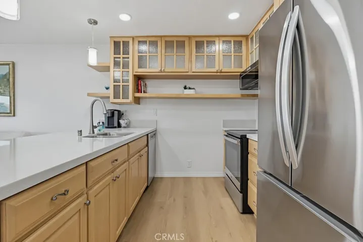Kitchen includes high end appliances, recessed lighting (dimmable)