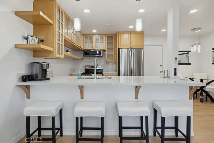 Pendant lighting.