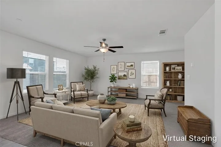 open concept living area