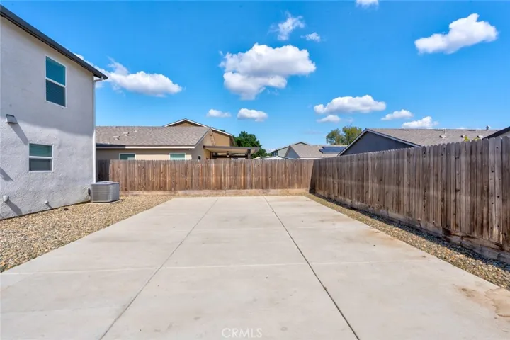 large patio area