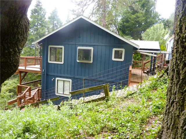 This is the east side of the home looking westward.