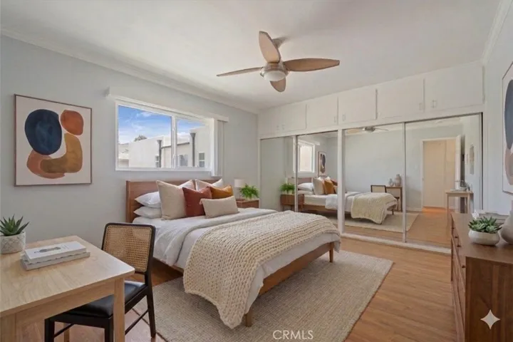 *Virtually Staged* Bedroom with ample closet space