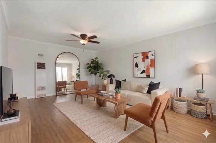 *Virtually Staged* Living Room