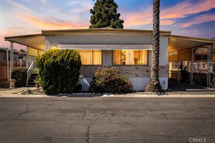 Front of home 300 N Rampart Unit#42, Orange, CA: Digitally Enhanced Front: Welcoming Front Exterior