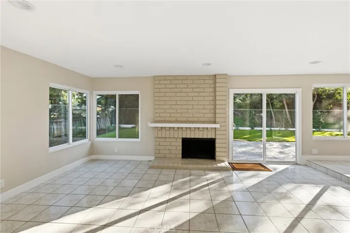 Family Room with Fireplace.