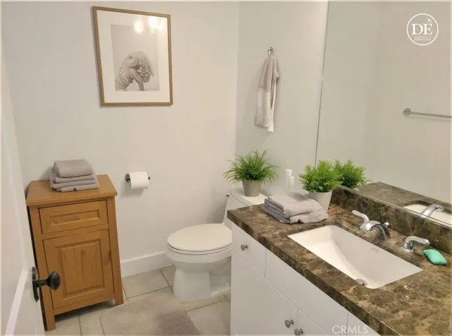 Guest 1/2 bathroom downstairs - staged