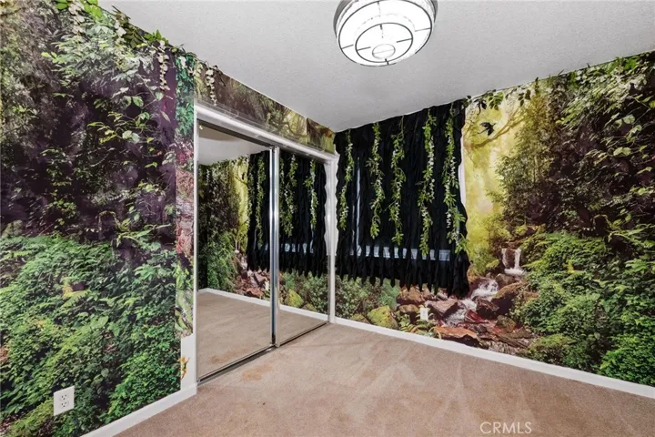 Guest Bedroom cloth murals & curtains may be removed