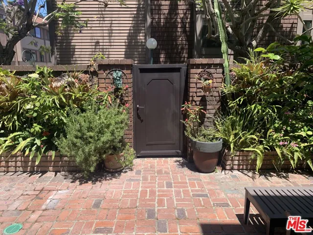 Interior front patio