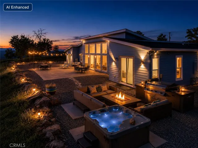 Visualize a backyard great for entertaining