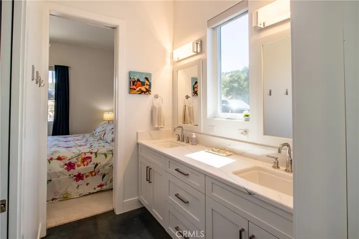 Bath vanity with natural light