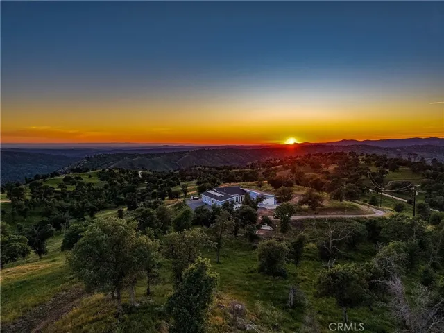 Sunset over the holding