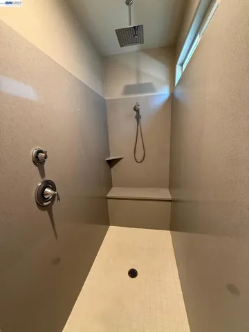 Custom Walk In Shower with Dual Shower Heads