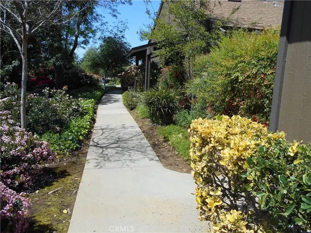 entry to front door