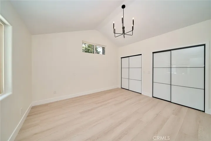 ADU PRIMARY BEDROOM WITH DOUBLE CLOSETS