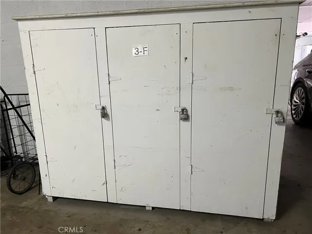 Short Storage Locker in your personal parking space under the building.