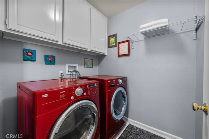 Upstairs laundry room